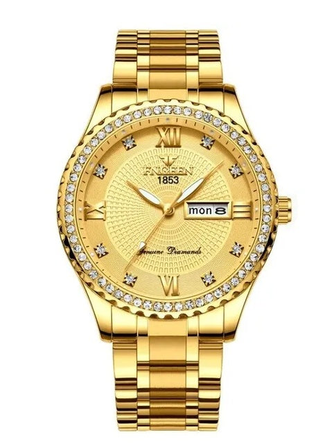 Gold Men's Classic Business Watch