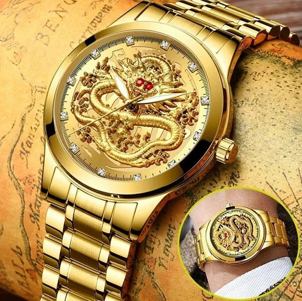 Quartz Business Gold Watch